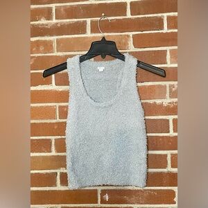 Aerie Soft Gray Knit Top